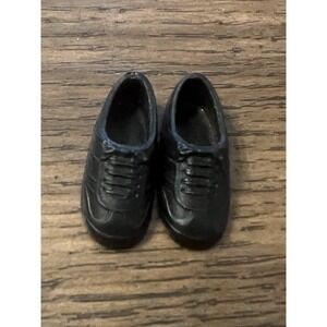 Vintage Barbie Black Tennis Shoes Circa 1990's Maybe Early 80s‎ EUC